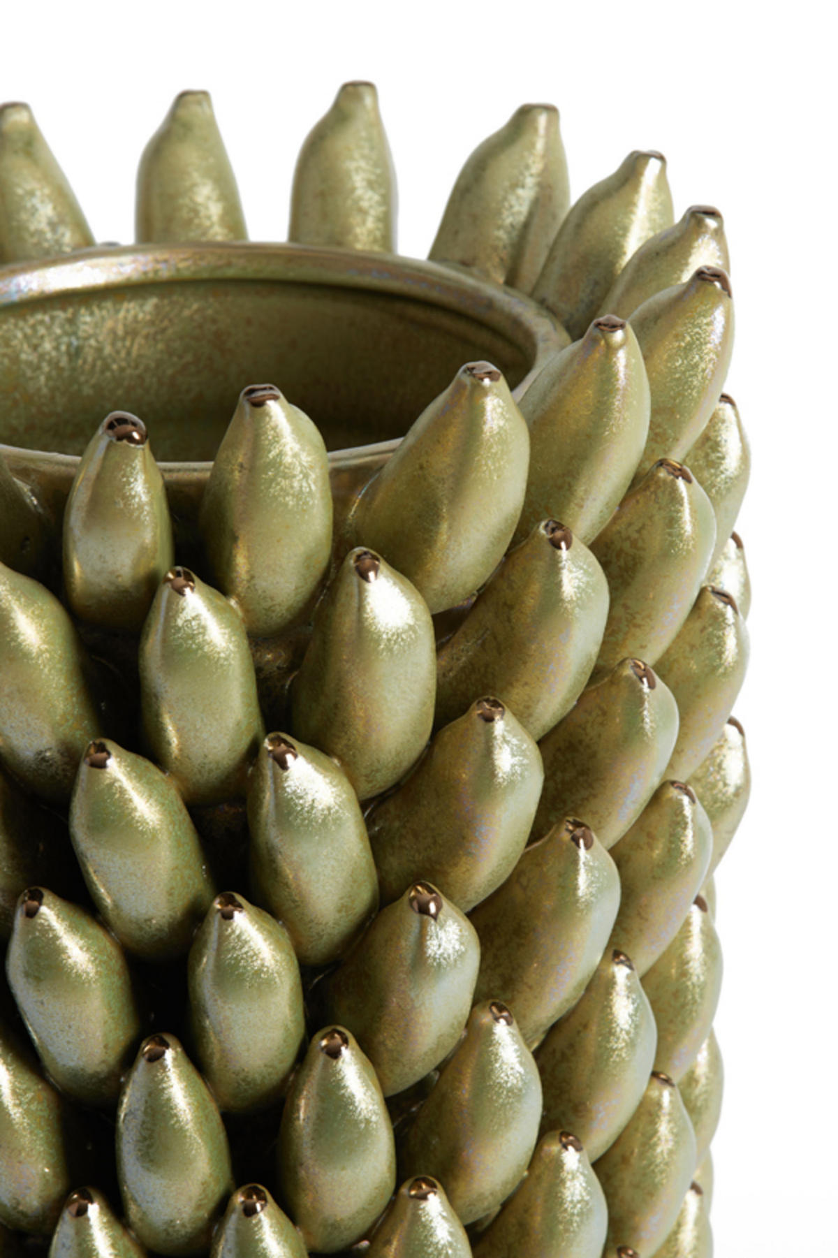 VASE Zita Grün Ø25/45 cm - Grün, Keramik (45cm) - Light & Living