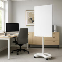 WHITEBOARD Glas 60x90 cm Stehend - Weiß, Glas (90/60/1cm) - K-Möbel