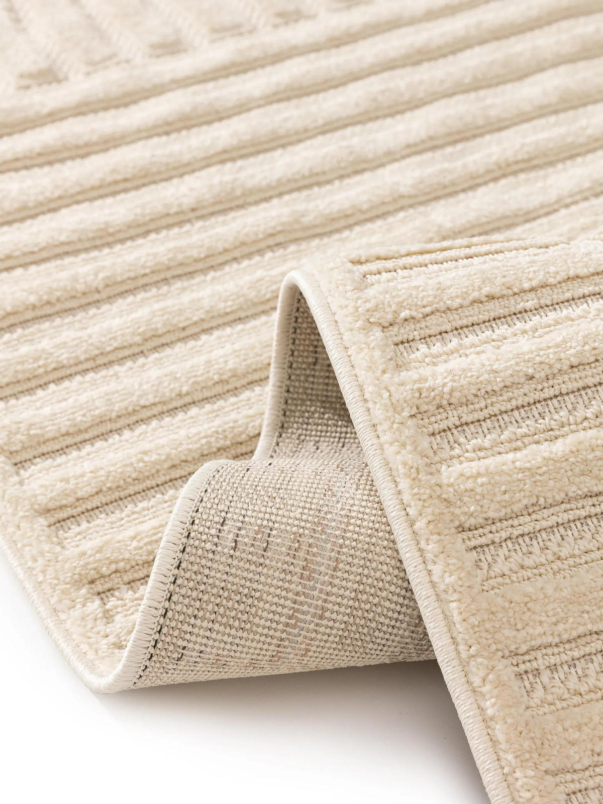 TEPPICH Leo Cream 240x340 cm - Creme, Kunststoff (240/340cm) - benuta