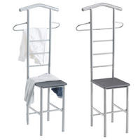 HERRENDIENER JIVO 2ER-SET - Grau, Metall (53/121/47cm) - CARO-Möbel