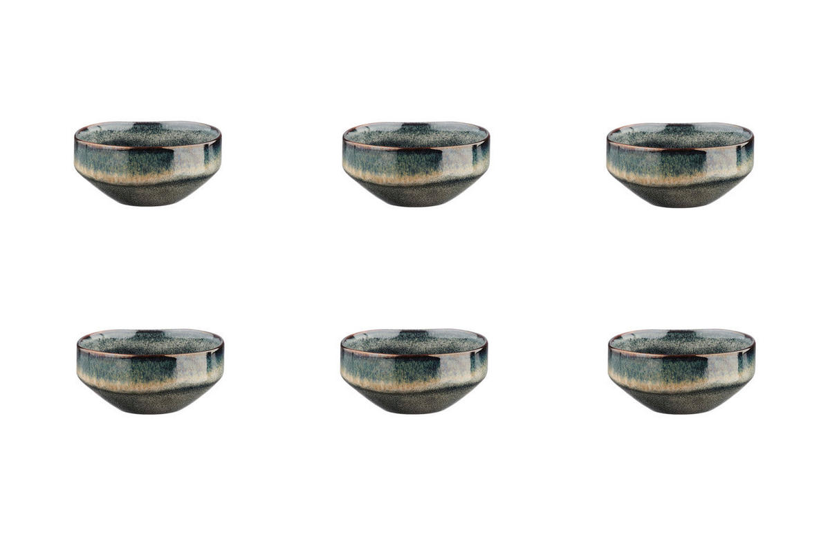 SCHALEN Genesis Ø11cm - 6er-Set - Erde - Grau, Keramik (11cm) - Björn