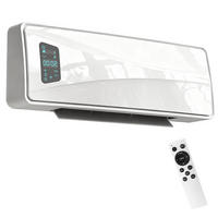 WANDMONTIERTER-ELEKTROHEIZER ABS PA Weiß - Weiß, Kunststoff (18.7/14.5/54cm) - HOMCOM