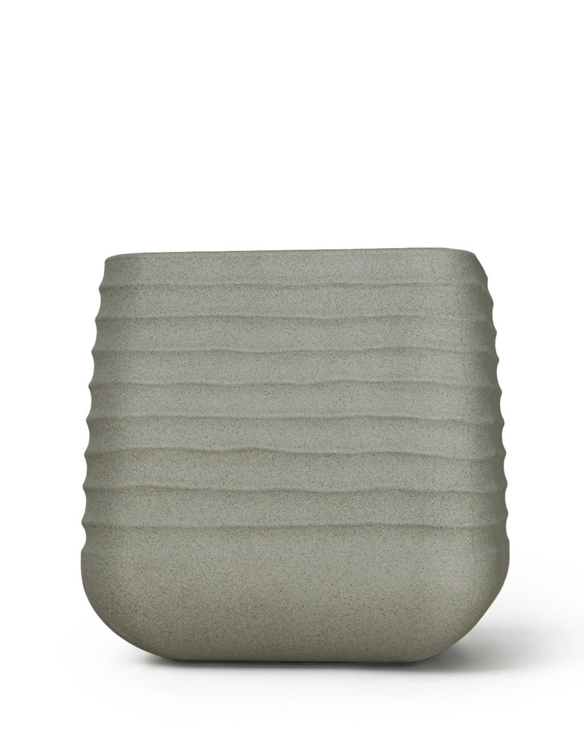 BLUMENTOPF Grau ERBA M 38x38x37 cm - Grau, Kunststoff (37cm) - Mazovia