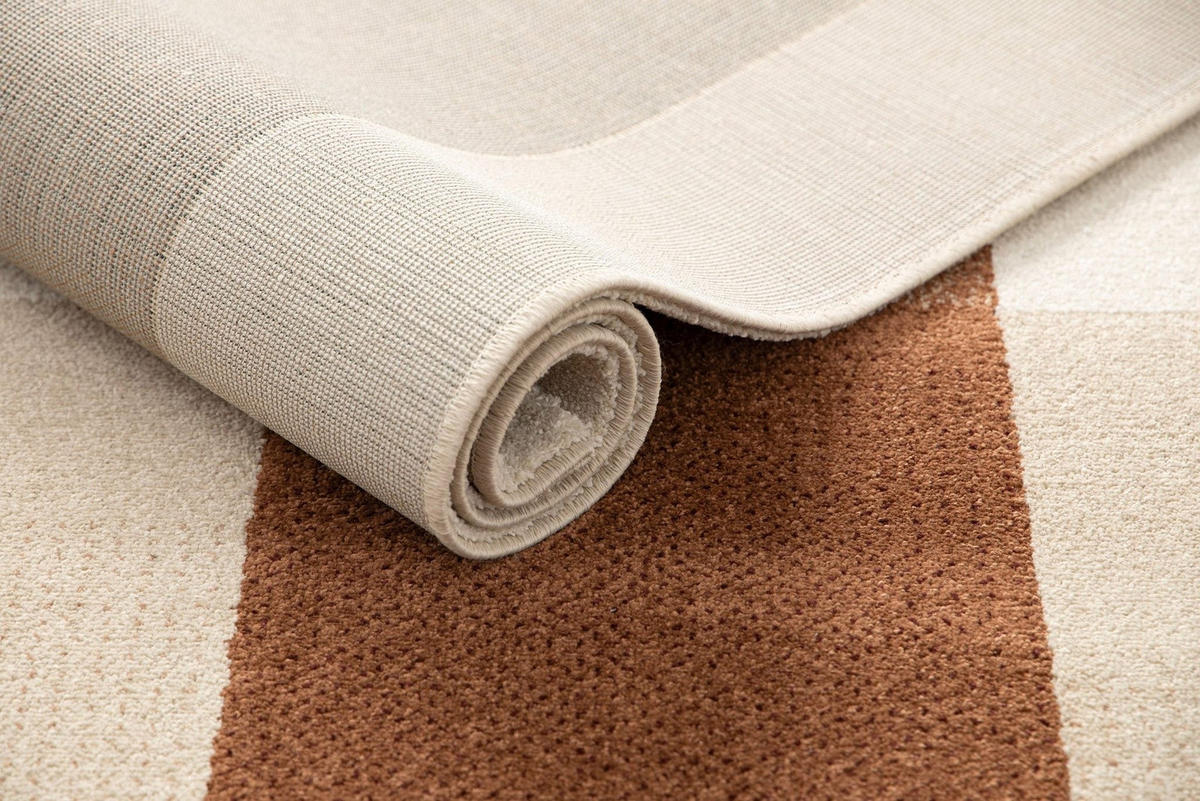 TEPPICH aus recycelten Fasern im Designstil bruin - Braun, Textil (200/290cm) - AFK Living