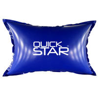 POOLKISSEN Eckig 200x400 cm Blau - Blau, Kunststoff (200/400cm) - QUICK STAR