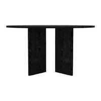 ESSTISCH - 6 Personen - holz - schwarz Topania - Schwarz, Holz (138/138/75cm) - Vente-Unique