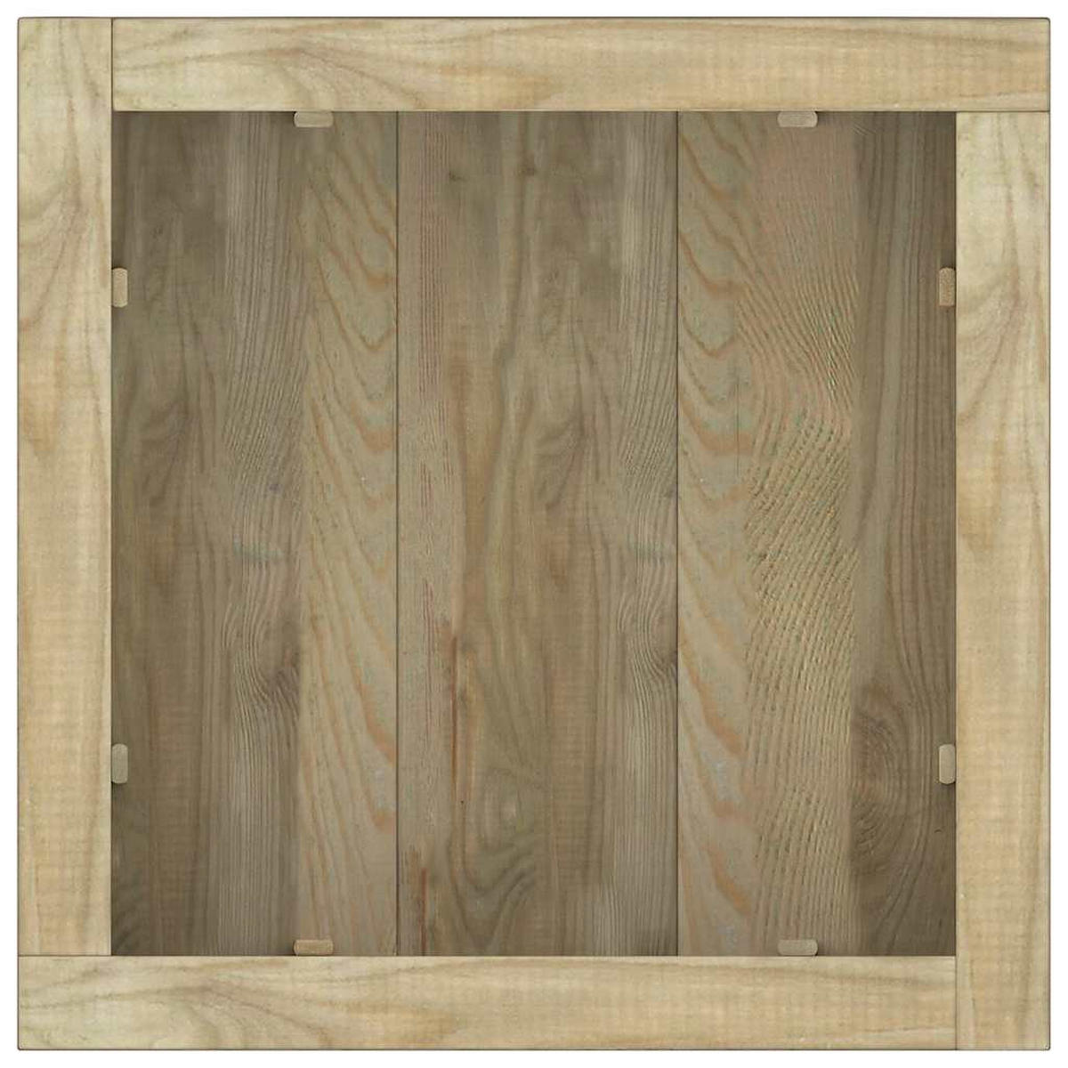 HOCHBEET 50/50/40 Cm Holz Quadratisch - Braun, Holz (50/40/50cm) - vidaXL