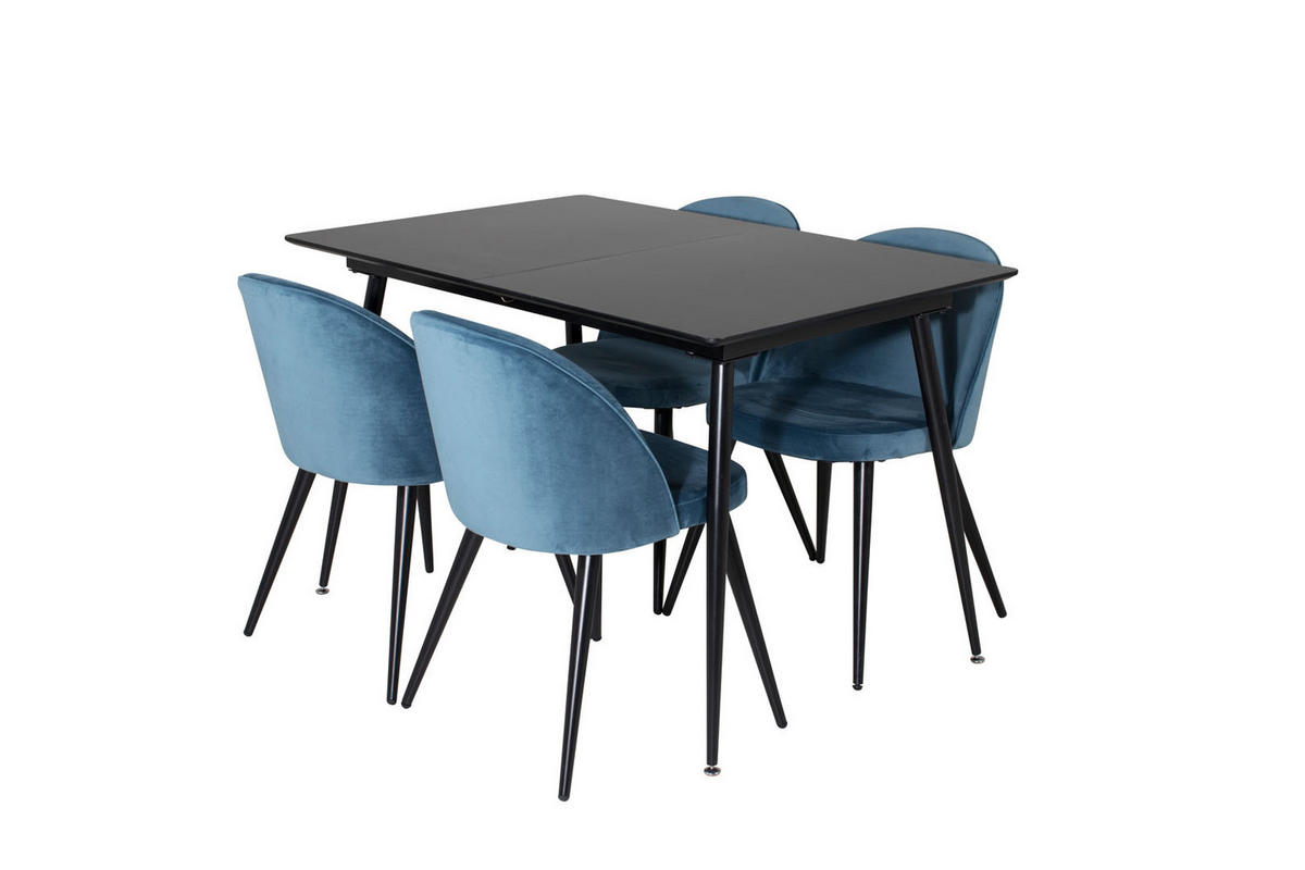 TISCHGRUPPE Blau - Blau, Holzwerkstoff (90/76/120cm) - ebuy24