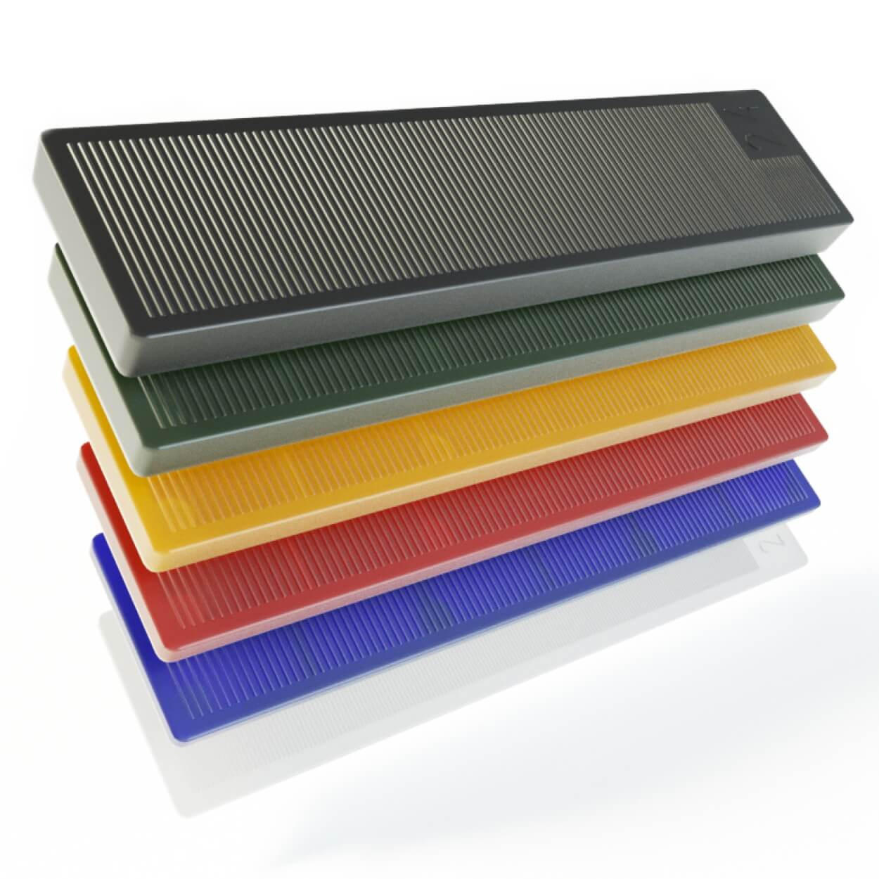 ABSTANDSHALTER Kunststoff 100 x 30 mm 600er Set - Multicolor, Kunststoff - BAUHELD