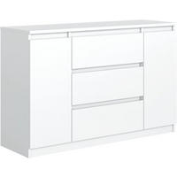KOMMODE 140 Weiß 138,5x39x78, 2 cm - Weiß, Holzwerkstoff (138.5/78/39cm) - Mobelsta