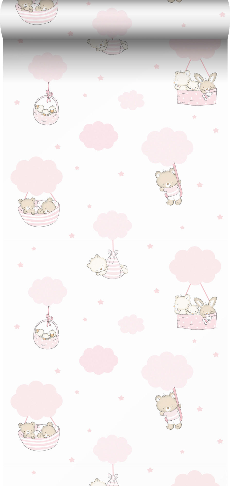 TAPETE Tiere 53 cm x 10 m - Pink, Papier (53/0.1cm) - Sanders & Sanders