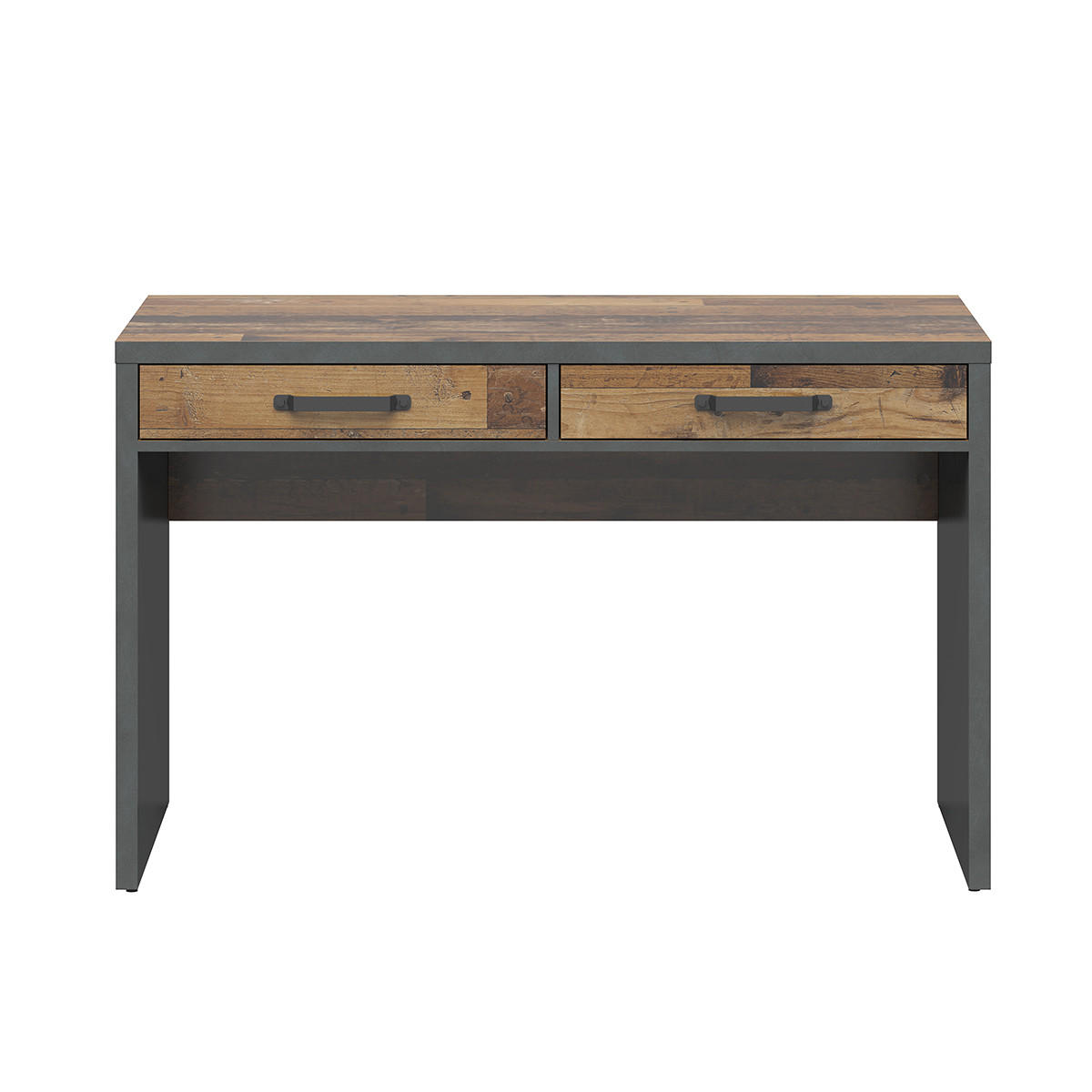 SCHREIBTISCH Paul Holz und Grau - Grau, Holzwerkstoff (120/60/75cm) - Petits-meubles