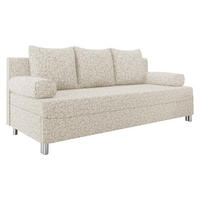 SCHLAFSOFA Dover - Chromfarben/Beige, Holz/Kunststoff (192/86/80cm) - MIRJAN24