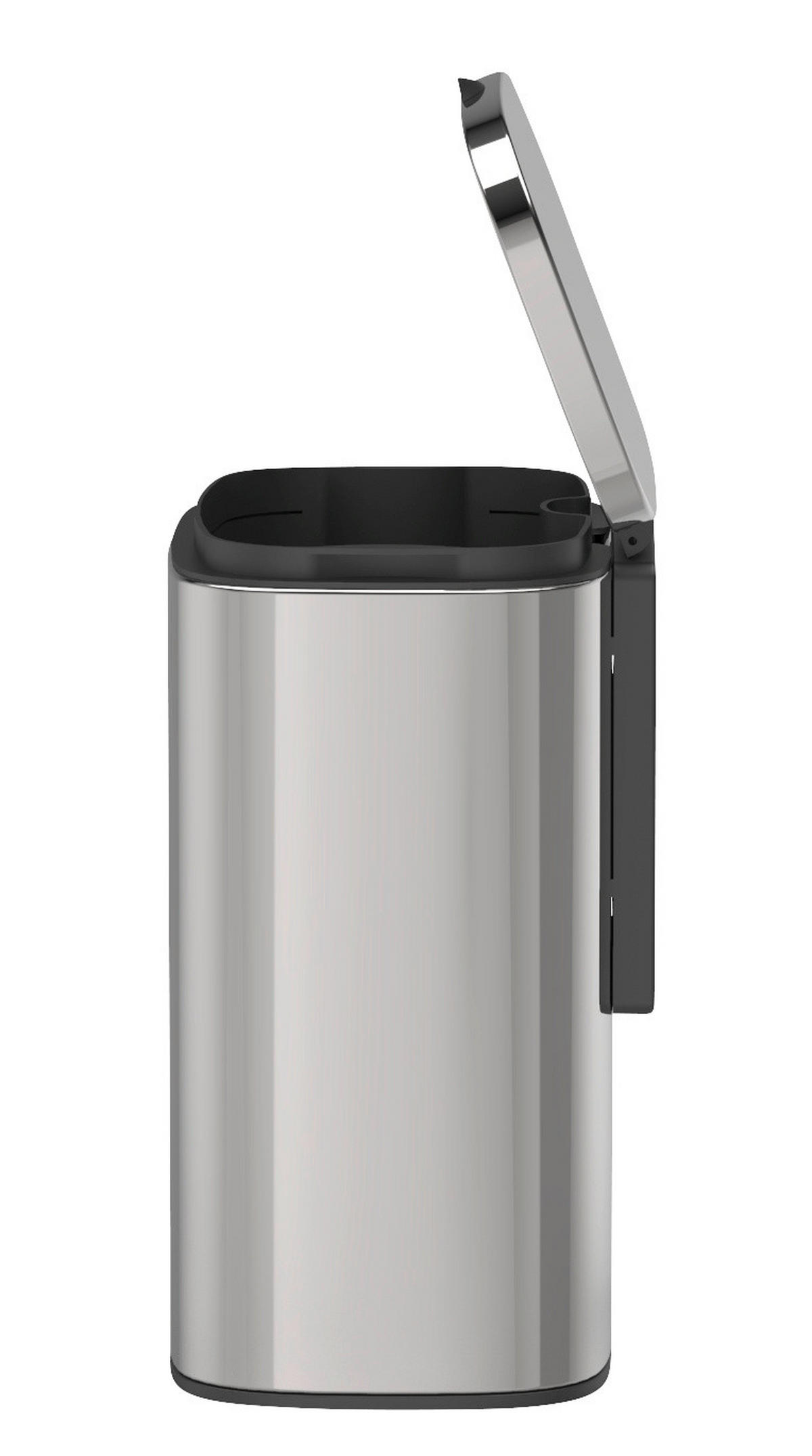 ABFALLEIMER zum Aufhängen Sare 5 l 19/21,5/29,5 cm - Silberfarben, Metall (21.5/29.5/19cm) - Wenko