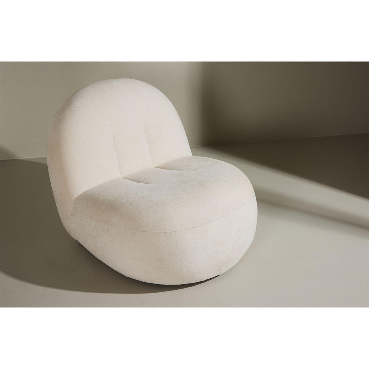 SESSEL, Omaha, Weiß, Holzwerkstoff / MDF / Polyester, 65 x 84 x 61 cm - Weiß, Holzwerkstoff/Textil (65/61/84cm) - ebuy24