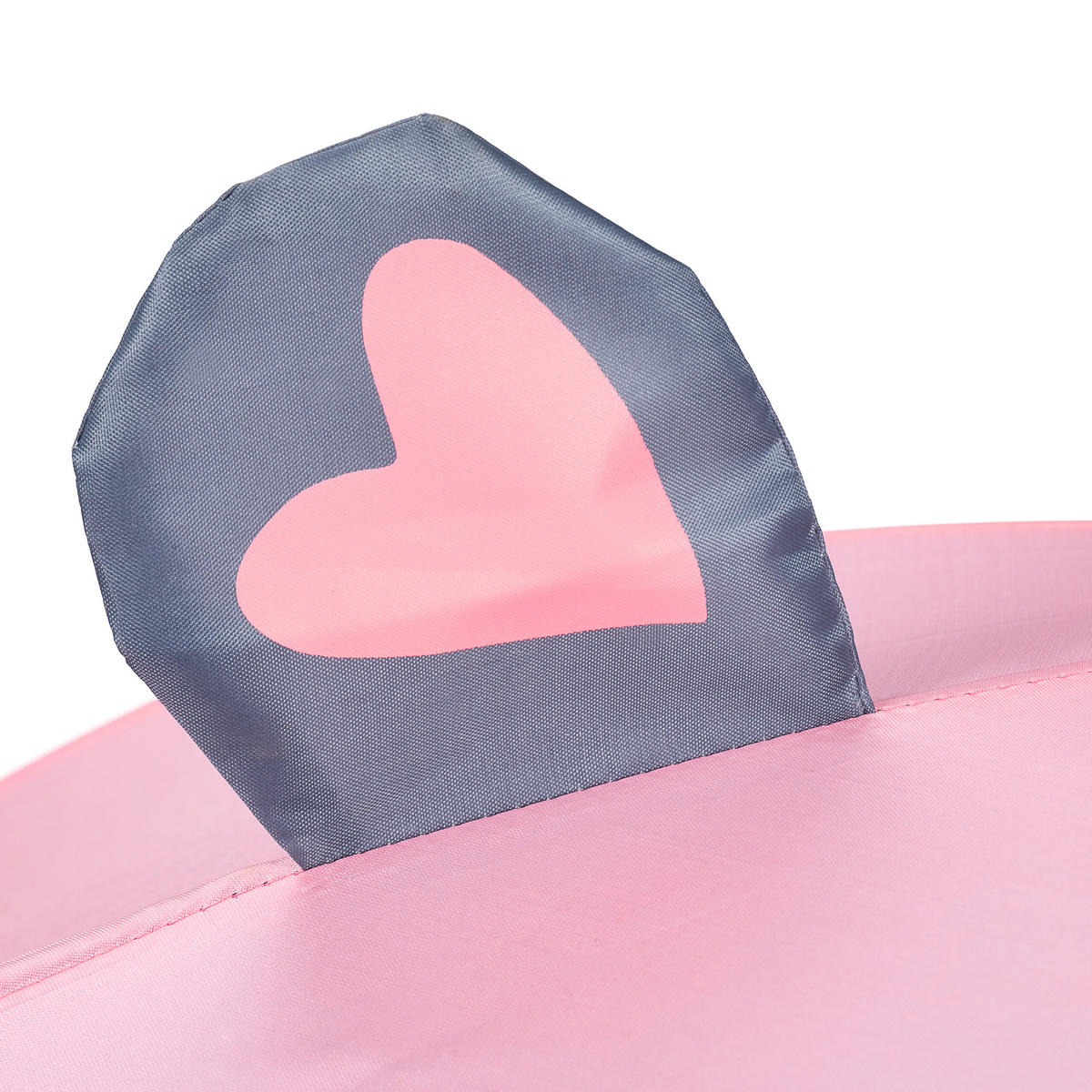 KINDER-KLAPPSTUHL - Grau, Textil/Metall (36/51.5/37.5cm) - Relaxdays