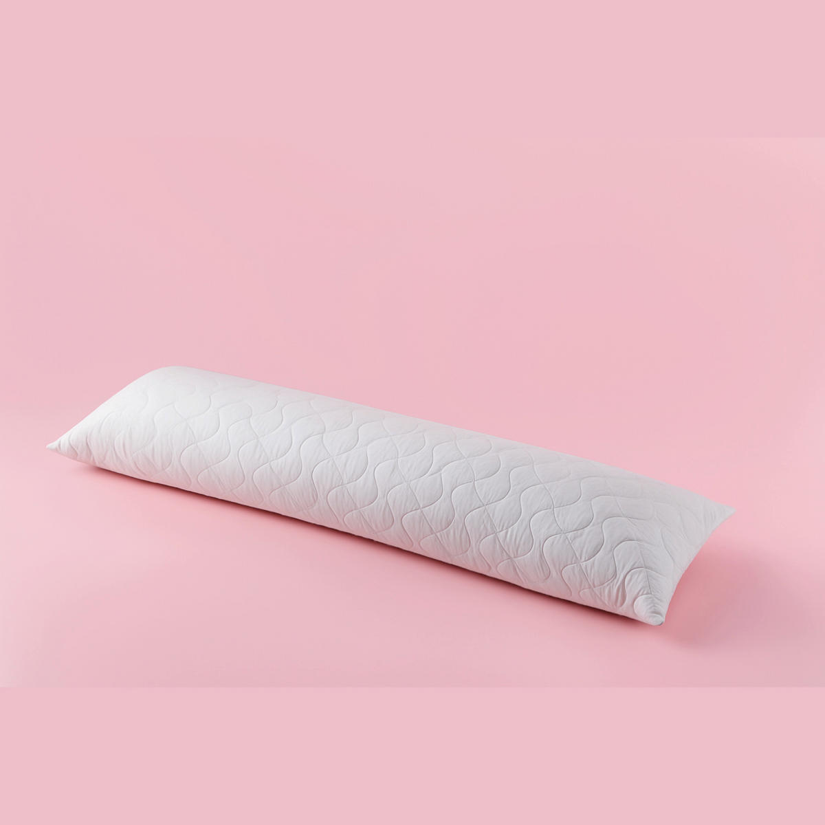 SEITENSCHLÄFERKISSEN Waschbar Schwangerschaftskissen 40x145 cm - Weiß, Textil (40/145cm) - Gowoll