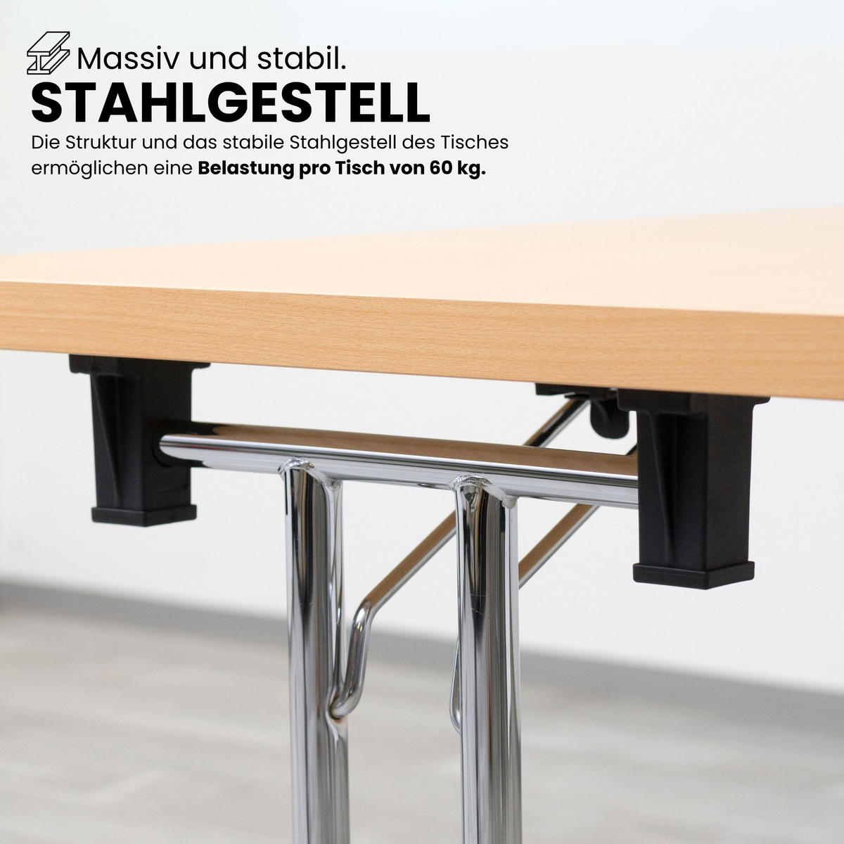 KLAPPTISCH KL 80/160/74,5 cm in Weiß - Weiß, Holzwerkstoff (80/160/74.5cm) - bümö