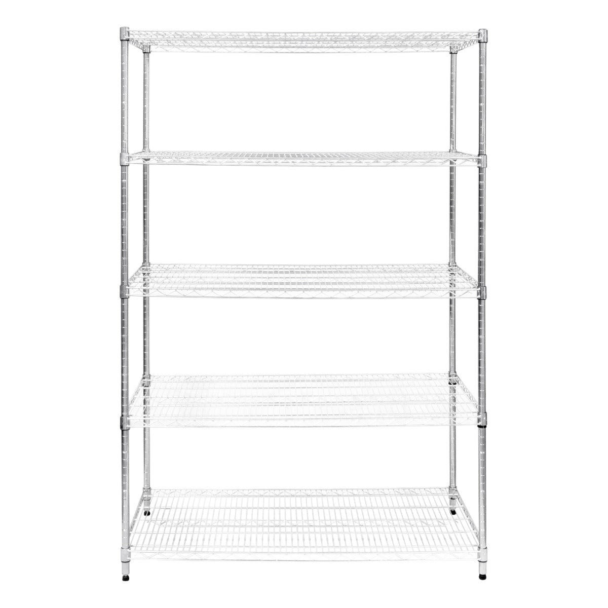 DRAHTREGAL 60cm x 120cm x 180cm - Silberfarben, Metall (120/180/60cm)