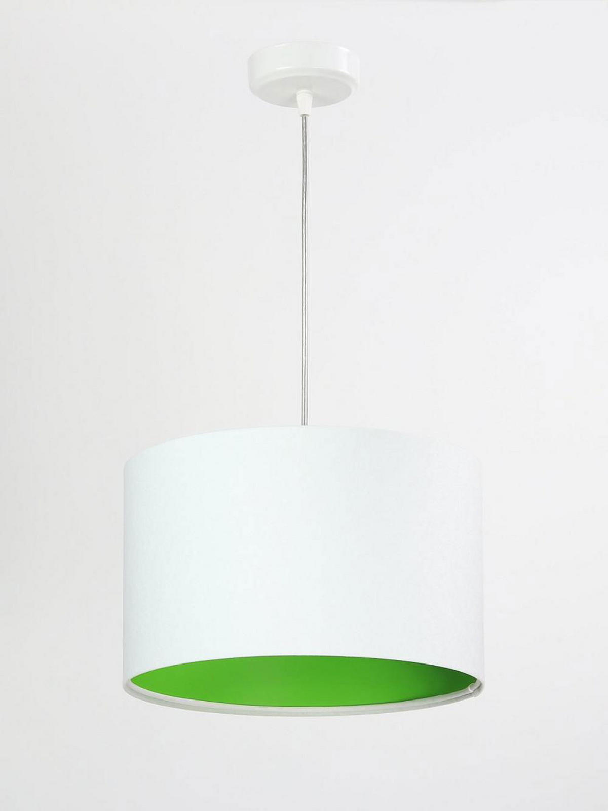 HÄNGELEUCHTE Grün 30/20 cm - Weiß/Grün, Kunststoff (30/0.45/20cm) - ONZENO