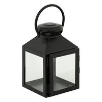 METALLATERNE Winy 17 cm - Schwarz, Metall (10.5/17/10.5cm) - Atmosphera Createur d´interieur