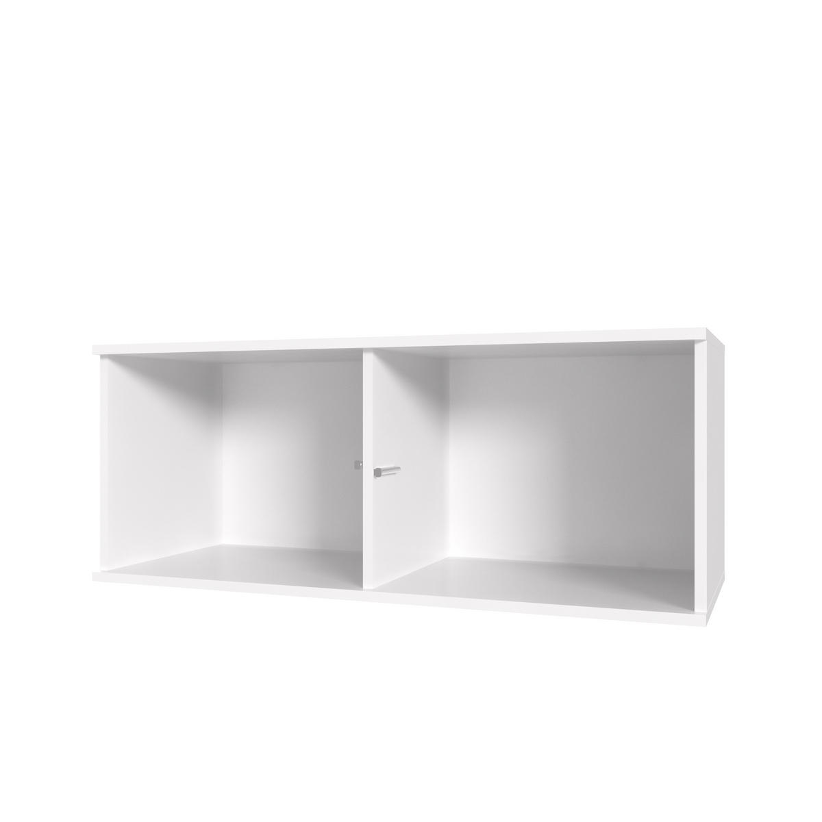 SCHRANKAUFSATZ Weiß 100/40/40 - Weiß, Holzwerkstoff (100/40/40cm) - RAUMHIRSCH FURNITURE