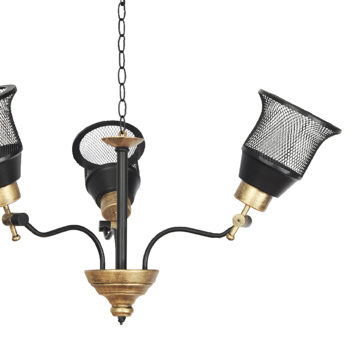 HÄNGELEUCHTE Langport - Schwarz, Metall (69/69/70cm) - lux.pro