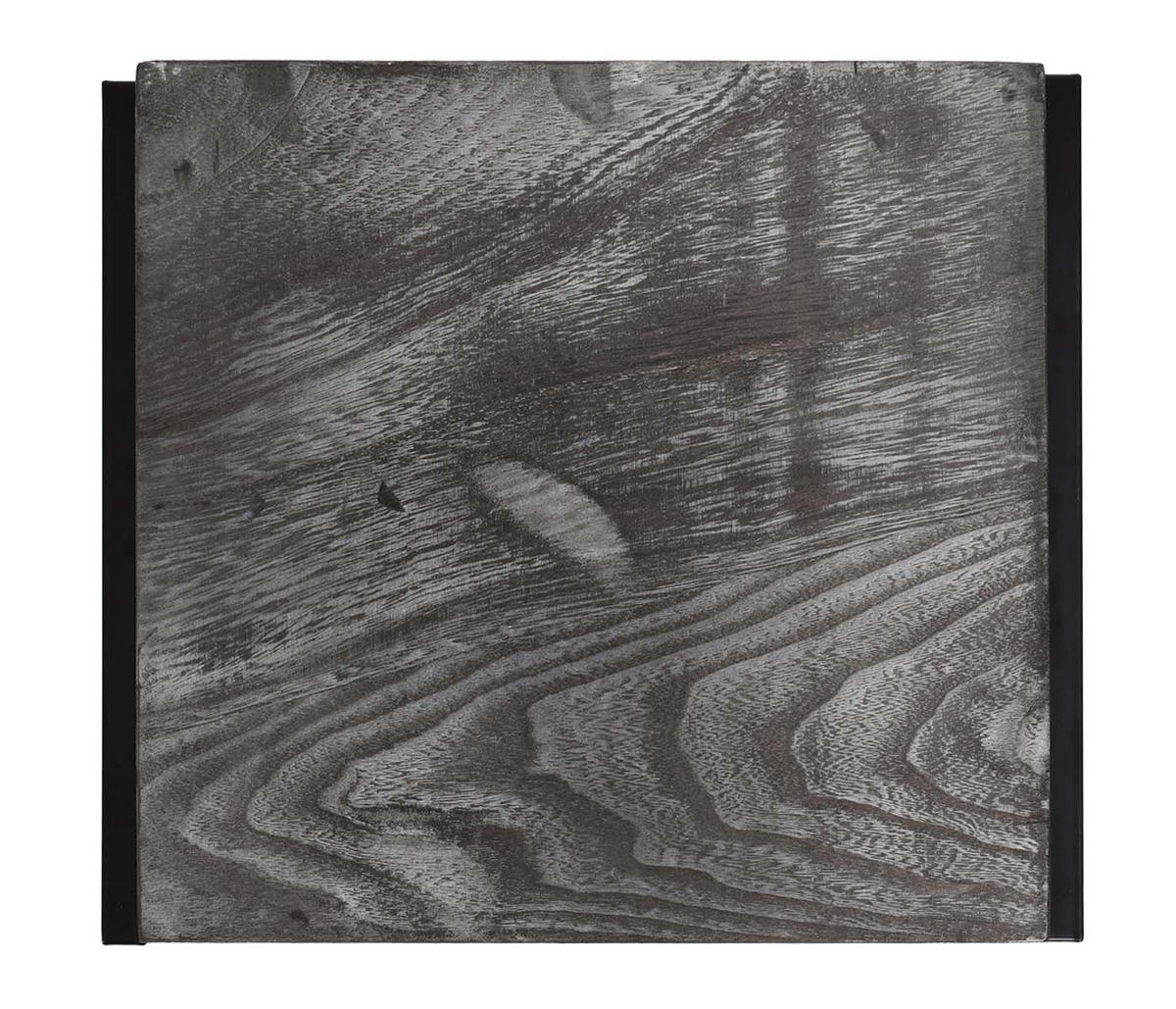 BLUMENTISCH quadratisch Grau - Grau, Holzwerkstoff (32/30/82cm) - MCW