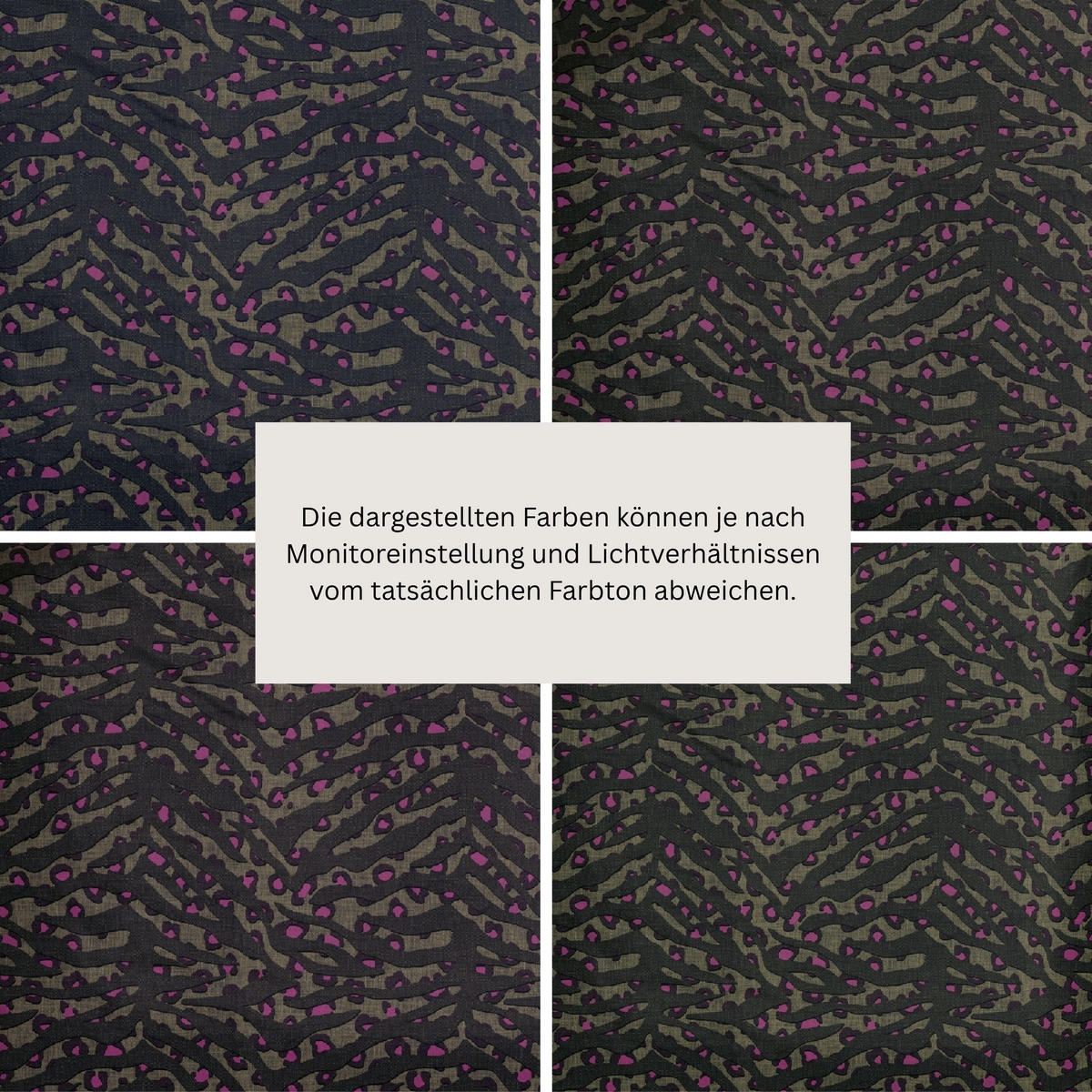 BETTWÄSCHESET Roan - Baumwollsatin - 2-teilig - 135x200 cm - Schwarz-Oliv - Olivgrün, Textil (135/200cm) - SCHIESSER