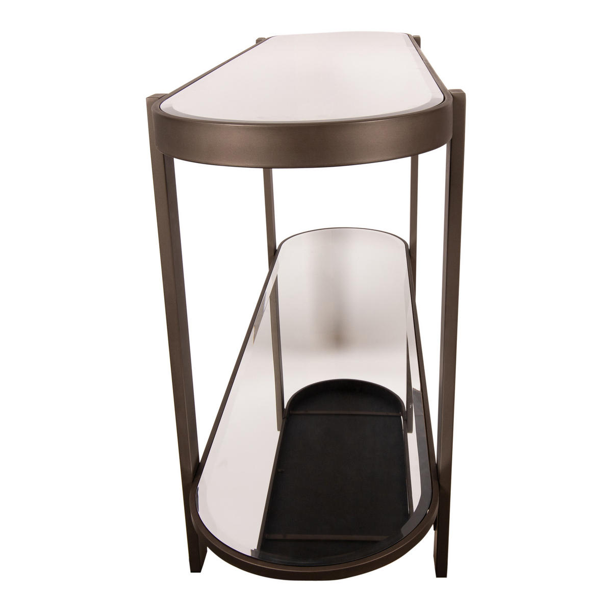 BEISTELLTISCH Yozan Braun 160/44/80cm - Braun, Metall (160/44/80cm) - PTMD Collection