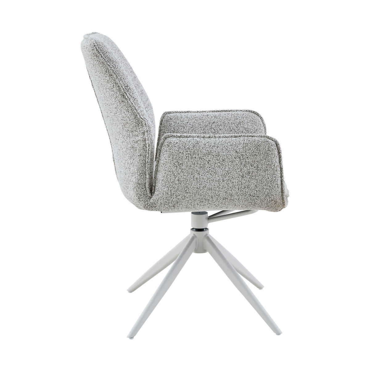ESSZIMMERSTUHL Hera Grau 63/63/83 cm 2-er Set - Grau, Textil (63/83/63cm) - Starfurn