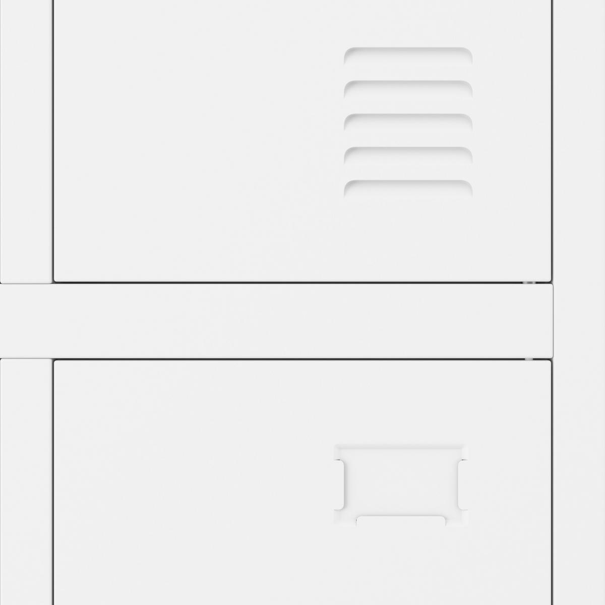ARBEITSSCHUTZSCHRANK BARTEK 2 Plus - Weiß, Metall (56/172/45cm)