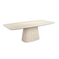 ESSTISCH oval Sand 240/120/76 cm - Beige, Keramik (120/240/76cm) - ANGEL CERDA