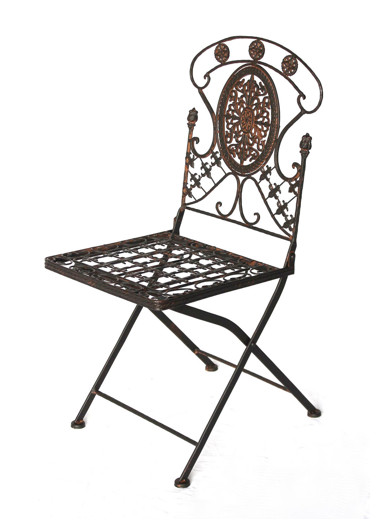 GARTENSTUHL Avis Metall Braun 1840 - Braun, Metall (39/90/39cm) - DanDiBo