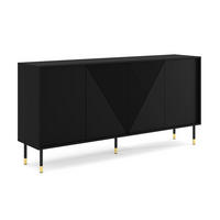 KOMODA Aglaé Crni - crna, drvni materijal (180/88/40cm) - Petits-meubles