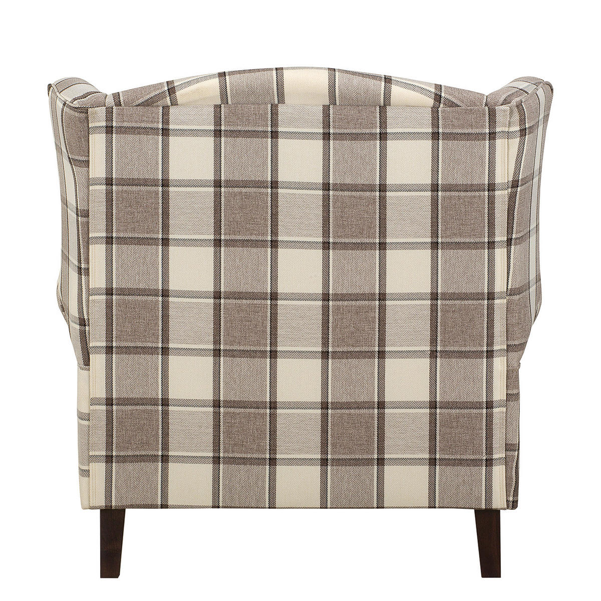 XL OHRENSESSEL - Beige/Braun, Textil (93/93/87cm) - home24