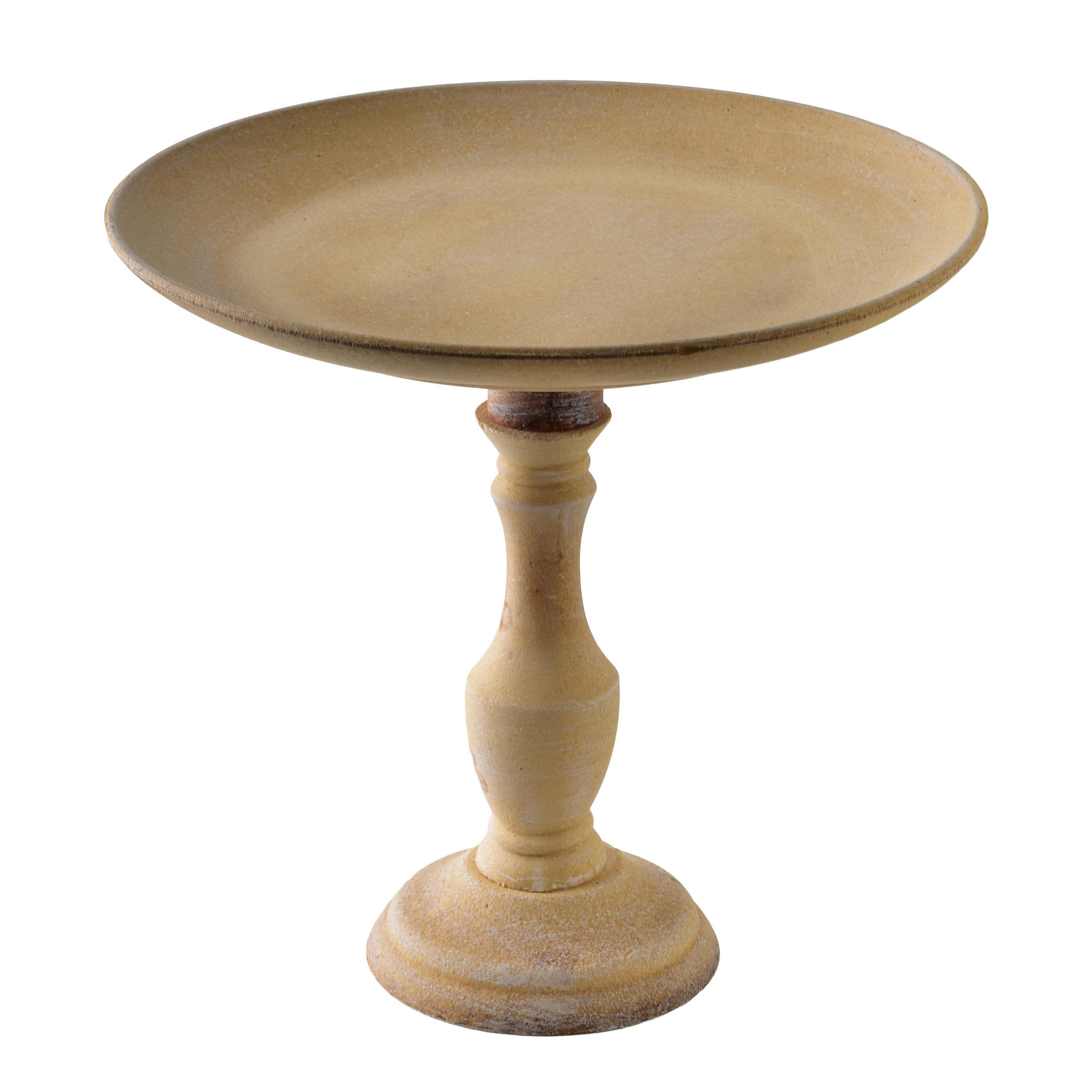 DEKOSCHALE Daz Natur 25/25/24 cm Holz - Beige, Holz (27cm) - Mondex