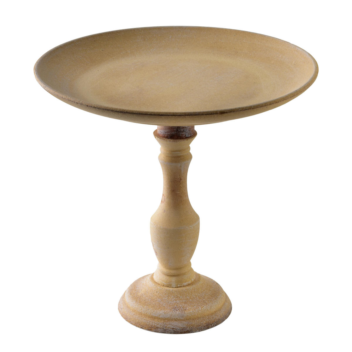 DEKOSCHALE Daz Natur 25/25/24 cm Holz - Beige, Holz (27cm) - Mondex