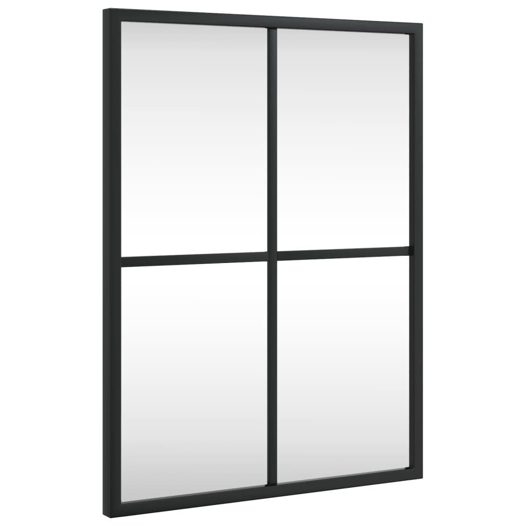 WANDSPIEGEL Schwarz 30x40 cm Rechteckig Eisen - Schwarz, Metall (30/40/40cm) - furnicato