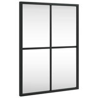 WANDSPIEGEL Schwarz 30x40 cm Rechteckig Eisen - Schwarz, Metall (30/40/40cm) - furnicato