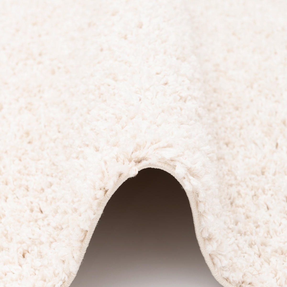HOCHFLOR LANGFLOR SHAGGY TEPPICH COMFY MIX RUND - Champagner, Textil (120/120cm) - Pergamon