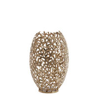 WINDLICHT Famaro Gold Ø25/39 cm - Goldfarben, Metall (25/39/25cm) - Light & Living