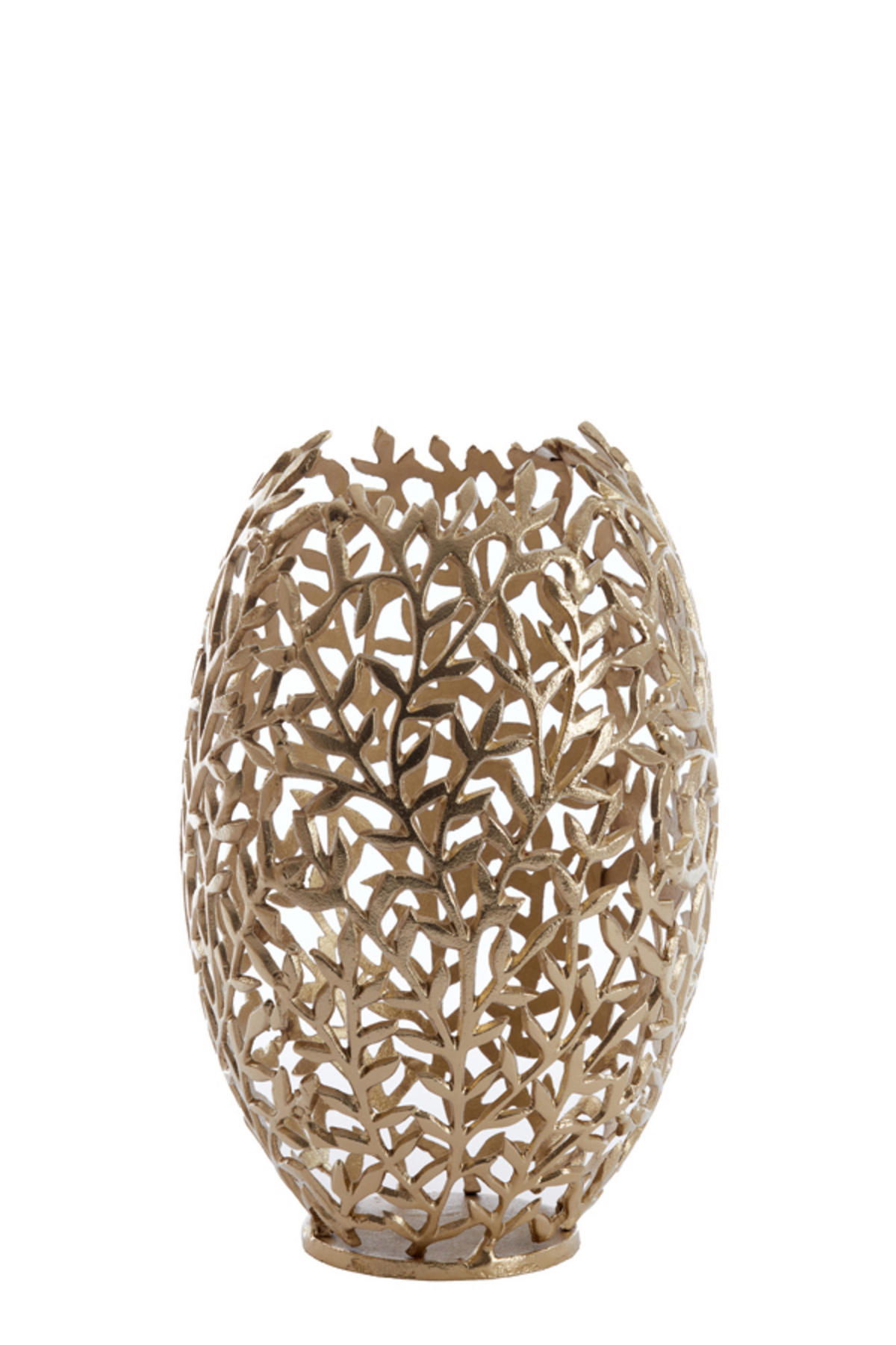 WINDLICHT Famaro Gold Ø25/39 cm - Goldfarben, Metall (25/39/25cm) - Light & Living