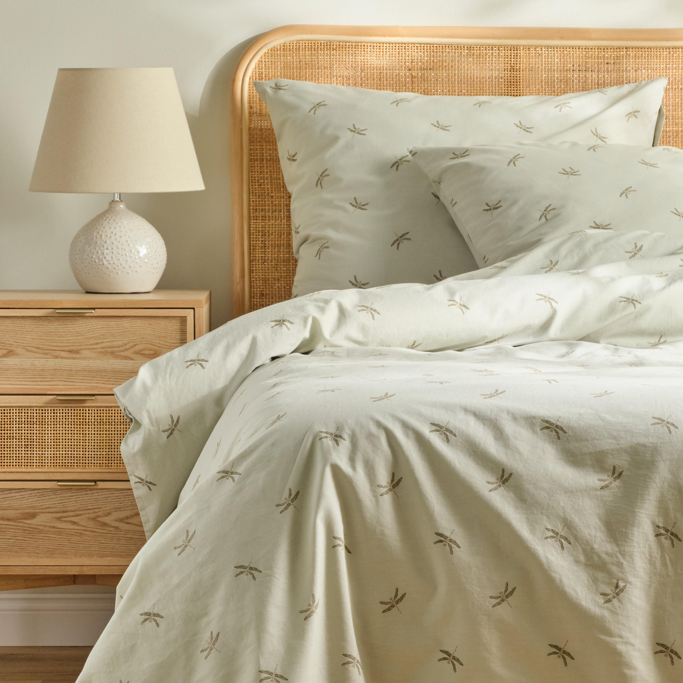 BETTWÄSCHE Mojli - Hellgrün, Textil (160/200cm) - home&you