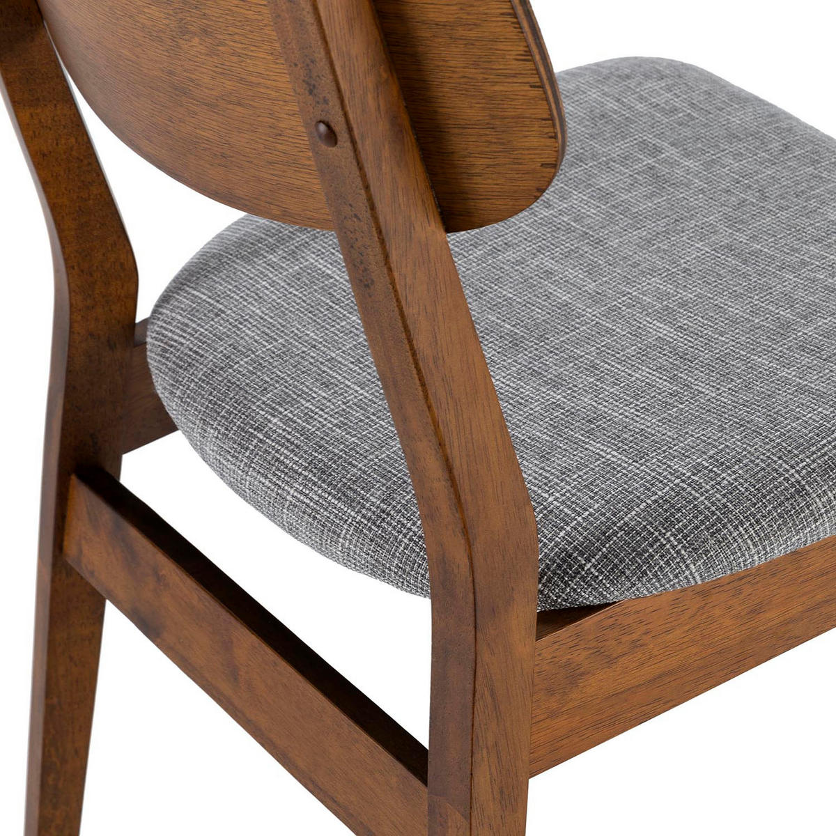 STUHL-SET 2 Susi Walnussfarbe, Massivholz - Walnussfarben, Holz (49/82/52cm) - VS Venta-stock