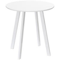 ESSTISCH, MDF, Metall, Weiß - Weiß, Kunststoff (72/72/75cm) - HOMCOM
