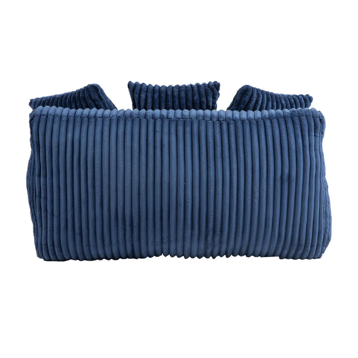 SOFABETT 125/155/63 cm Marineblau - Blau, Textil (155/63/125cm)