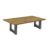 COUCHTISCH Etti 3 140 x 70 x 47 Wohnzimmertisch Graphit/Asteiche - Braun, Holz (140/70/47cm) - 58aufmkessel