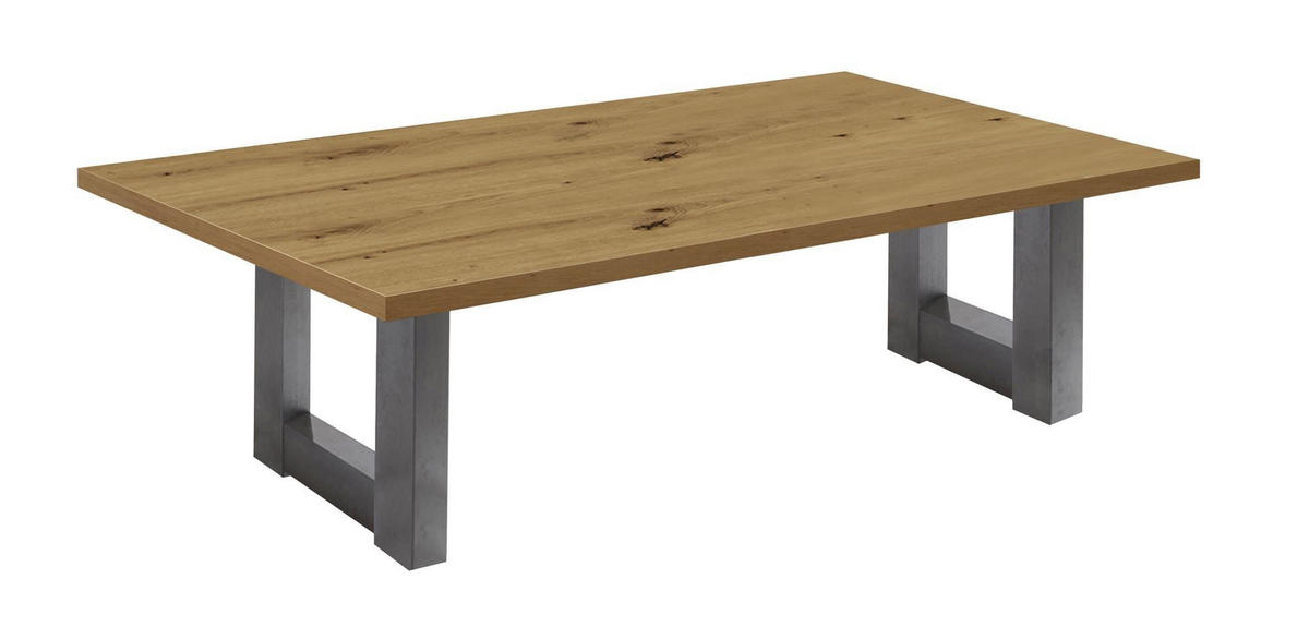 COUCHTISCH Etti 3 120 x 70 x 47 Wohnzimmertisch Graphit/Asteiche - Braun, Holz (120/70/47cm) - 58aufmkessel