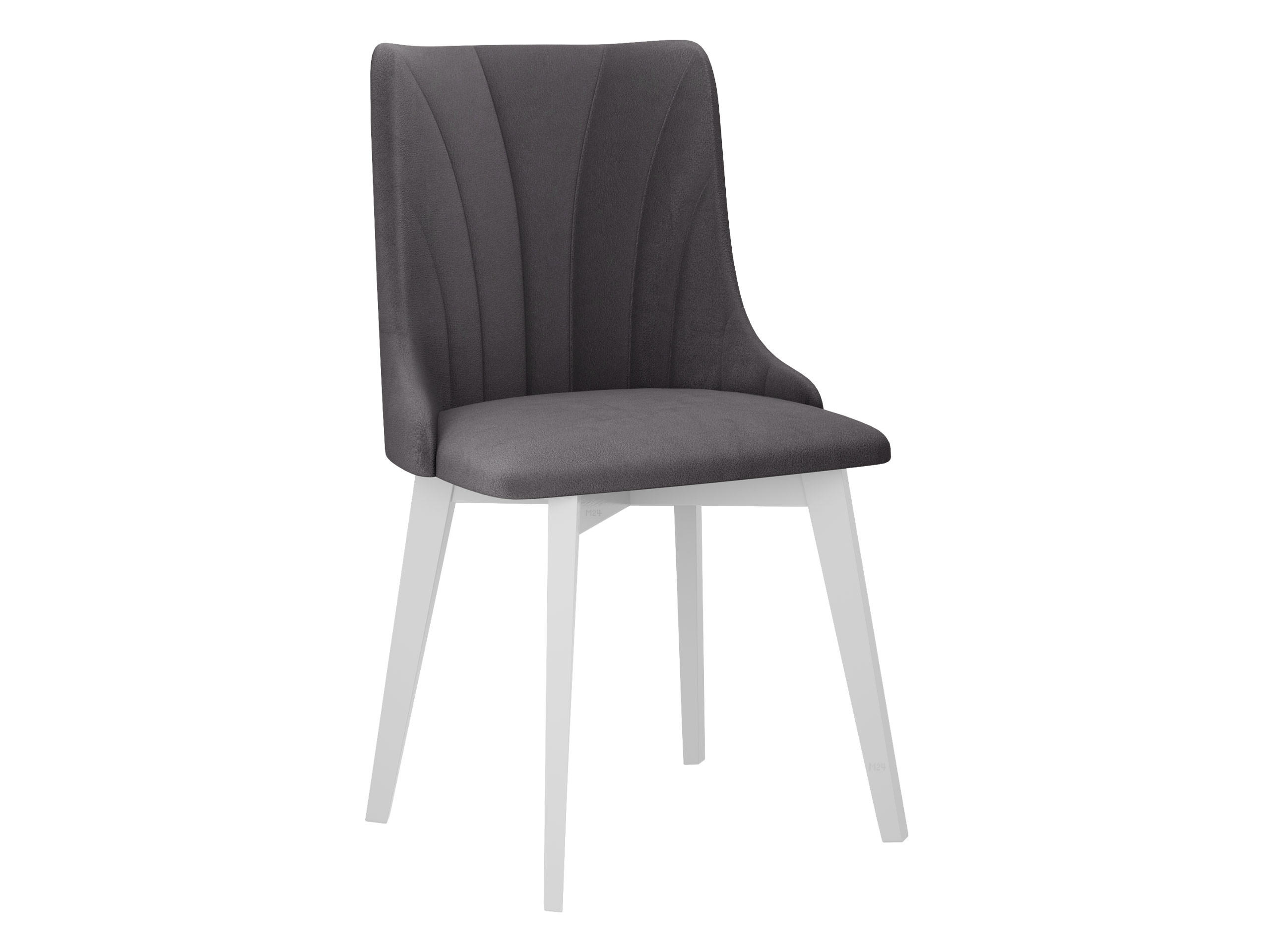 ESSZIMMERSTUHL Monti V Pik Muschel - Weiß/Grau, Holz/Textil (48/83/53cm) - MIRJAN24